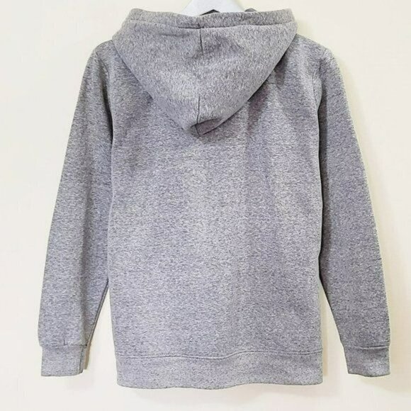 DKNY Big Boys Fleece lined Full Zip Jacket Cotton Blend Logo Hoodie - Picture 3 of 6